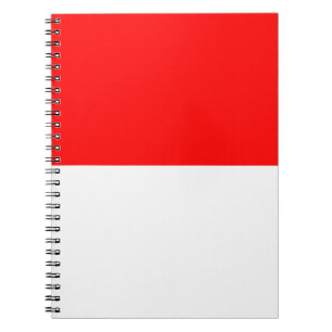 Notitieboek met de vlag van Indonesië