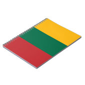 Notitieboek met de vlag van Litouwen (Linkerzijde)