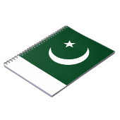 Notitieboek met de vlag van Pakistan (Linkerzijde)