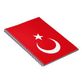 Notitieboek met de vlag van Turkije (Rechterzijde)