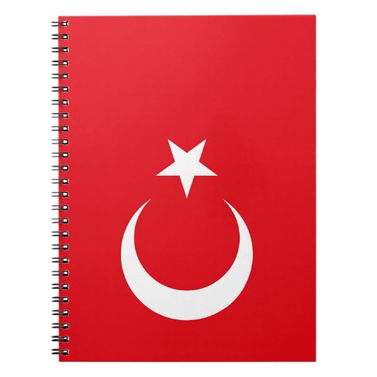Notitieboek met de vlag van Turkije (Voorkant)