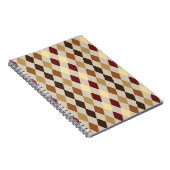 Notitieboek met diamantpatroon (Rechterzijde)