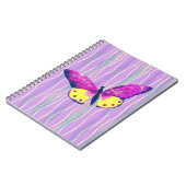  Notitieboek met draf, roze spiraalvormig (Linkerzijde)