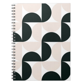 Notitieboek met geometrisch patroon