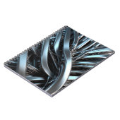 Notitieboek met Metallic Abstract Design – Slank e (Linkerzijde)