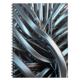 Notitieboek met Metallic Abstract Design – Slank e