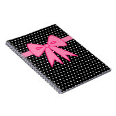 Notitieboek met roze hengel (Rechterzijde)