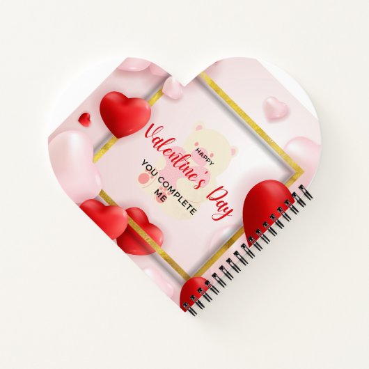 Notitieboek met spiraalvormige kruid (Achterkant)