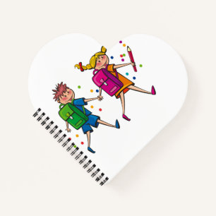 Notitieboek met spiraalvormige kruid