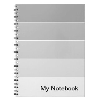 Notitieboek met  verloop ontwerp