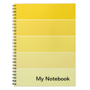 Notitieboek met  verloop ontwerp