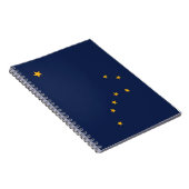Notitieboek met vlag van Alaska (Rechterzijde)