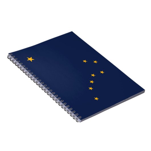 Notitieboek met vlag van Alaska (Rechterzijde)