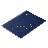 Notitieboek met vlag van Alaska (Linkerzijde)