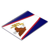 Notitieboek met vlag van Amerikaans-Samoa (Linkerzijde)