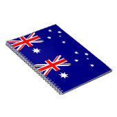 Notitieboek met vlag van Australië (Rechterzijde)