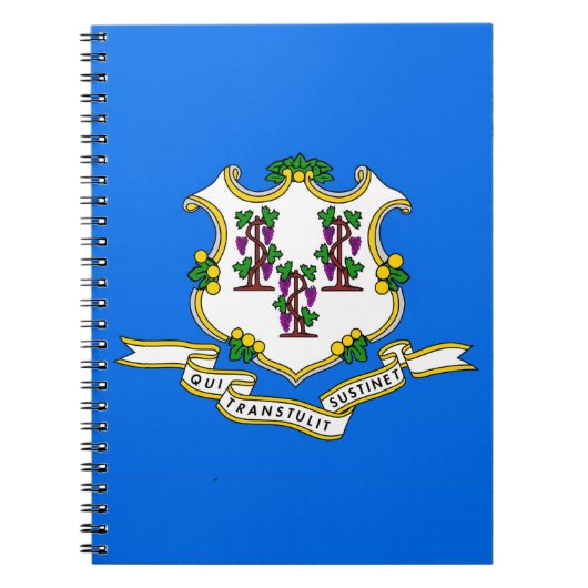 Notitieboek met vlag van Connecticut (Voorkant)