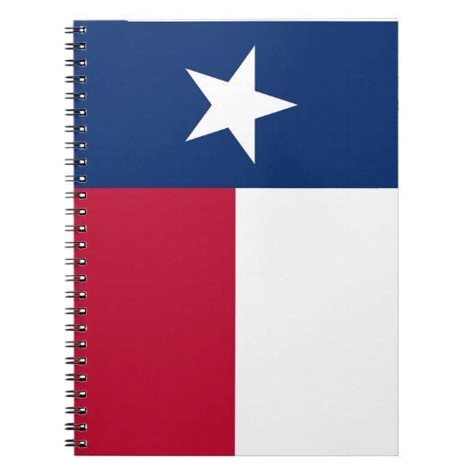 Notitieboek met vlag van de staat Texas (Voorkant)