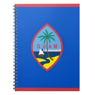 Notitieboek met vlag van Guam