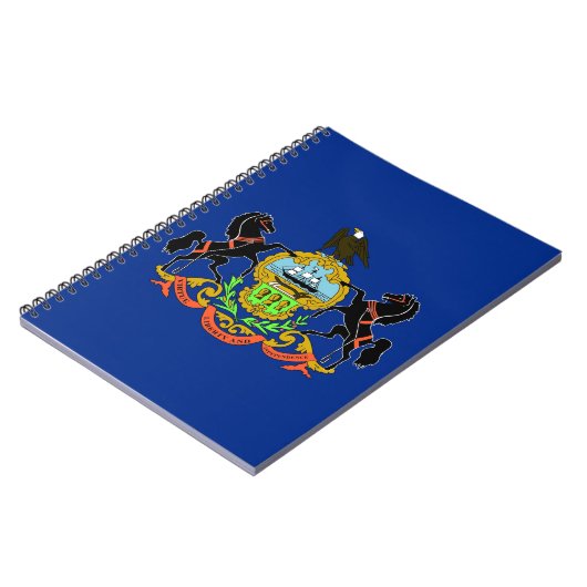 Notitieboek met vlag van Pennsylvania (Linkerzijde)