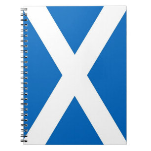 Notitieboek met vlag van Schotland