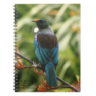 Notitieboek, Nieuw-Zeeland Tui-vogel Notitieboek
