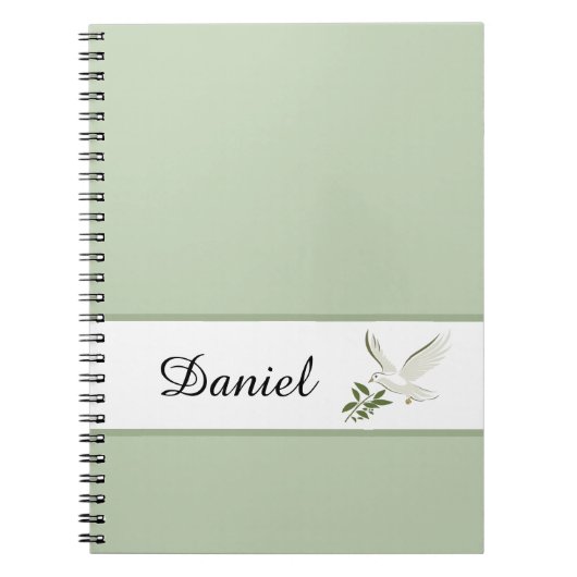 Notitieboek Notitieboek-Aangepaste naam (Voorkant)