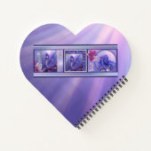 Notitieboek Paarse Oceaan Mermaid (Achterkant)