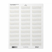 Notitieboek papier label (Full Sheet)