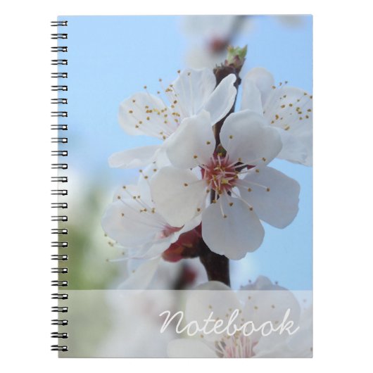 Notitieboek Peach Flowers (Voorkant)