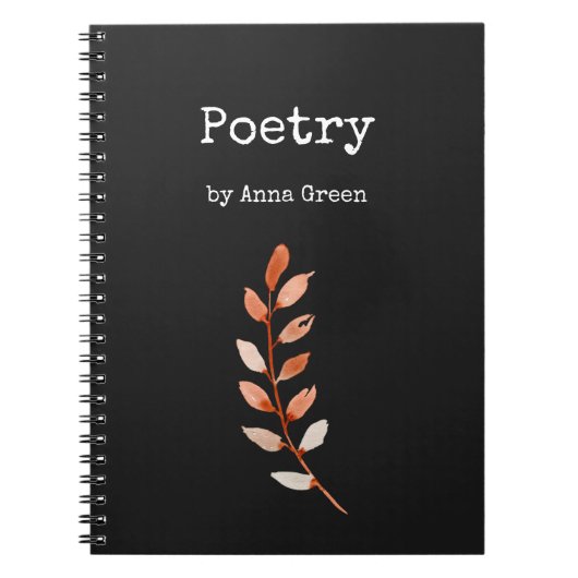 Notitieboek poëzie (Voorkant)