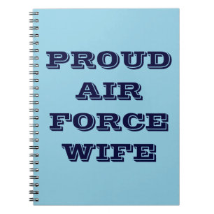 Notitieboek Proud Air Force Wife