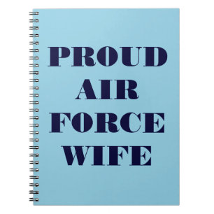 Notitieboek Proud Air Force Wife