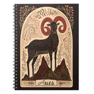 Notitieboek Ram Hemelse Zodiac Art