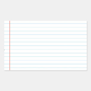 Notitieboek Rechthoekige Sticker