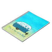 NOTITIEBOEK | Retro Camper | Personaliseer het! (Linkerzijde)