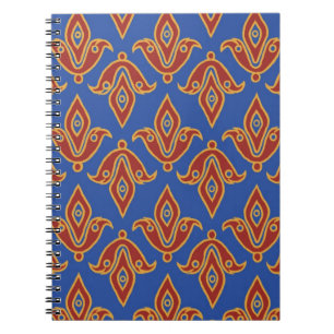 Notitieboek, Rood, Blauw, Gouden Fleur de Lys Notitieboek