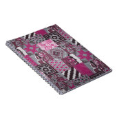 Notitieboek Roze patchwork (Rechterzijde)