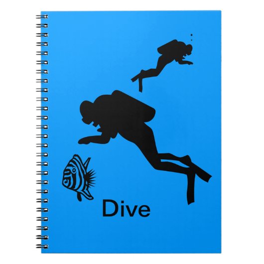 Notitieboek - Scuba Divers en Fish (Voorkant)