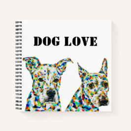 Notitieboek Shepherd Shar pei & Pitbull Lab