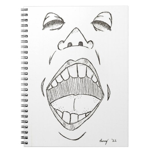 notitieboek "Shout" (Voorkant)