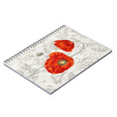 Notitieboek Stijlrood Poppies Journal (Linkerzijde)