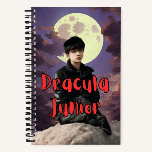 Notitieboek / Tijdschrift - Dracula Junior (Voorkant)