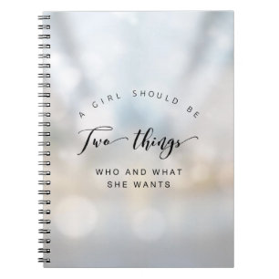 Notitieboek Twee dingen (80 pagina's B&W)