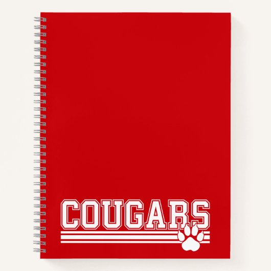 Notitieboek van Cougars (Voorkant)