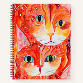 Notitieboek van de abstracte Kittens (Voorkant)