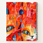 Notitieboek van de abstracte Kittens (Achterkant)