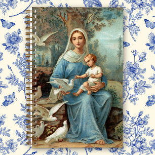Notitieboek van de Franse blauwe Madonna