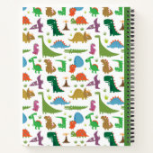 notitieboek van de grappige dinosaurusspiraal (Achterkant)