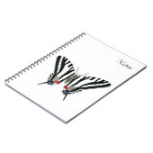 Notitieboek van de zebra Swallowtail Butterfly (Linkerzijde)